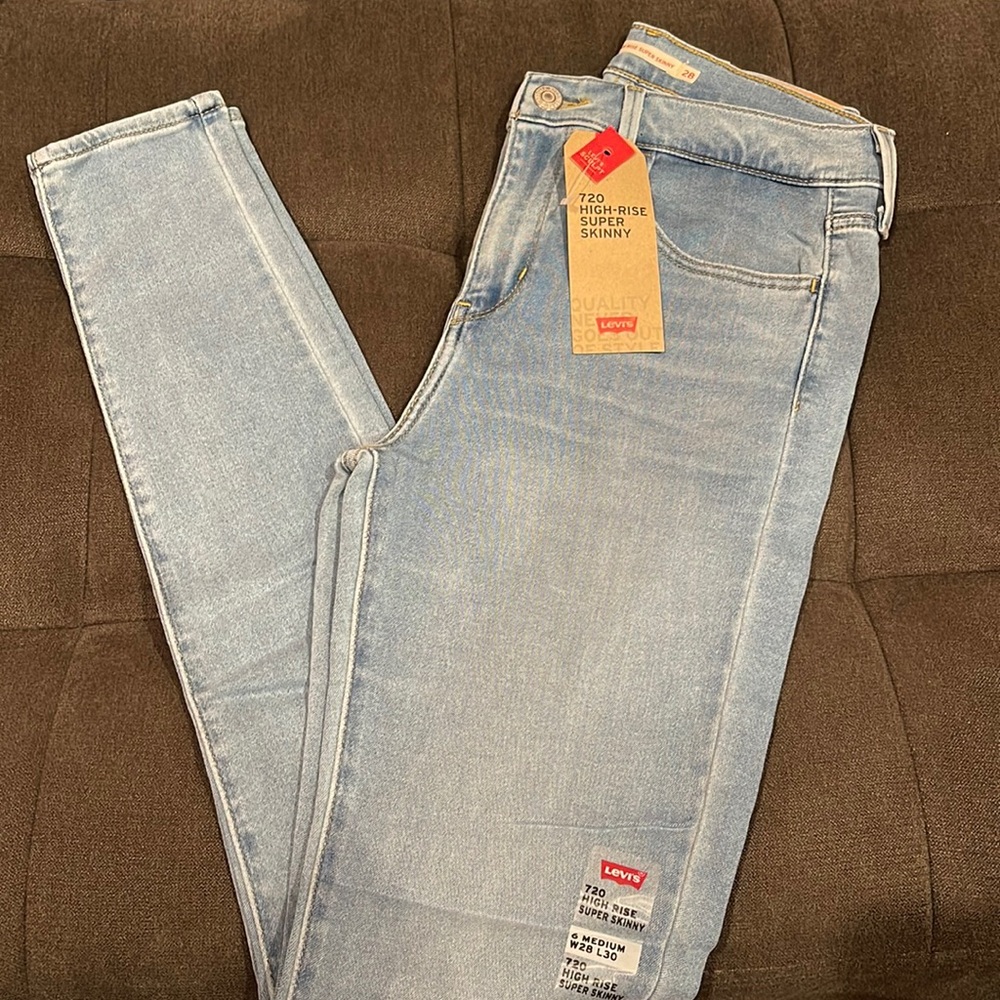 LEVI High Rise Super Skinny Jeans